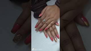 Bridal nail extensions 💅nails nailextension naildesign explorepage naillook nailextensionlover [upl. by Ennailuj]