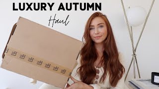 LUXURY AUTUMN HAUL  Farfetch Ganni Toteme Jacquemus [upl. by Durning]