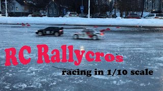 RC Rallycross  Winter rally on ice [upl. by Nivat947]