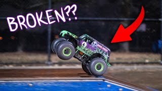 BROKEN ALREADY Losi LMT Skatepark Bashing [upl. by Fabiano]