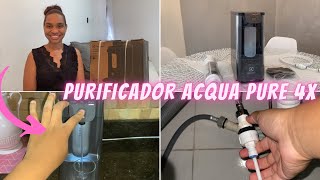 INSTALANDO o purificador Electrolux ACQUA PURE4x com ADAPTADORES muito lindo 🤩 [upl. by Onra151]