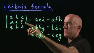 Leibniz formula for computing determinants  Lecture 30  Matrix Algebra for Engineers [upl. by Donahue]