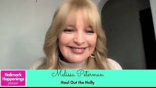 RAPID FIRE s with Actress MELISSA PETERMAN Haul Out the Holly Hallmark Channel [upl. by Rob]