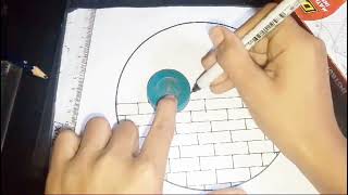 draw a easy circle drawing with sun 🌞 [upl. by Iover]