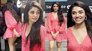 Krithi Shetty Latest Gorgeous Looks In Mumbai  Krithi Shetty Latest Video  Daily Culture [upl. by Nevil]