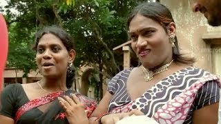 Railway Station Movie Scenes  Sandeep and Shiva comedy scene with hijras  Shravani [upl. by Leupold]