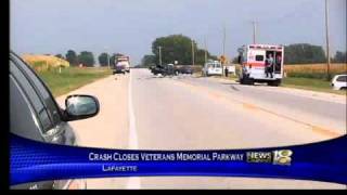 Veterans Memorial Parkway crash [upl. by Ohl]