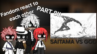 Fandom《🔥SAITAMA VS GOD🔥》react to gacha [upl. by Nido61]