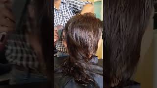 Haircut tutorial 💇‍♀️💇‍♀️🥰 haircut hair trending shortsvideo shorts skincare song music [upl. by Tilagram]