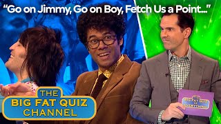 Richard Ayoade Bullies Jimmy Carr For More Points  Big Fat Quiz [upl. by Anbul]