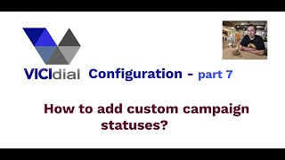 How to add or edit call statuses in VICIdial VICIdial Configuration  part7 [upl. by Alyahc]