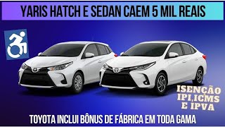 TOYOTA OFERECE BÔNUS PARA PCD [upl. by Cornelia242]