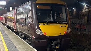 CrossCountry Class 170 Turbostar Journey From Leicester Towards Birmingham New Street [upl. by Stacie]