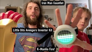 How To Build Little Bits Avengers Hero Inventor Kit  Iron Man Gauntlet [upl. by Aneela]