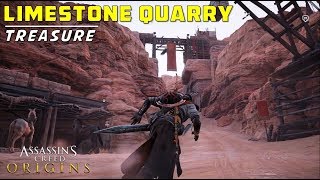 Loot Treasure Location  Limestone Quarry Haueris Nome  Assassins Creed Origins [upl. by Reis682]