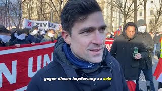 Martin Sellner  Reupload Wien 080122 [upl. by Odravde357]