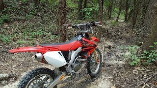 1st Ride on CRF250X [upl. by Airamasor]