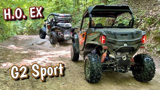 2023 CFMOTO ZFORCE 950 HO EX vs Gen 2 ZFORCE 950 Sport  Trail amp Rock [upl. by Notnroht615]