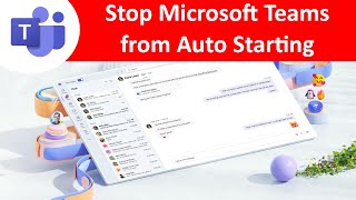 How to Turn Off Microsoft Teams Auto Start [upl. by Ehrman12]