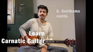 Carnatic Guitar Lesson  Kundagowra  Geetham [upl. by Noy738]