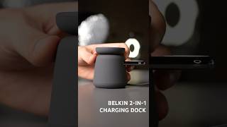 This 2in1 MagSafe charging dock by Belkin is sleek compact and replacing my old dock ⚡️ shorts [upl. by Lemrej]