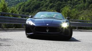 Maserati GranCabrio MY18 and Maserati GranTurismo MY18 in Franciacorrta [upl. by Nosimaj]