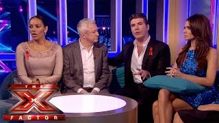 The Judges react to tonights result  Live Results Wk 8  Xtra Factor  The X Factor UK 2014 [upl. by Wyatan]