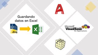 35 VBA AutoCAD  Como exportar de Autocad a Excel [upl. by Gnourt502]