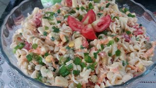 SALADA DE MACARRÃO COM ATUM DELICIOSA  RECEITINHAS COM AMOR [upl. by Baum]