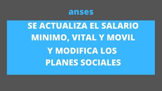 SE ACTUALIZA EL SALARIO MINIMO VITAL Y MOVIL [upl. by Asle]