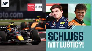 Verstappen gerecht bestraft Norris zurück im Titelkampf  HIGHLIGHTS Mexiko [upl. by Cohby475]