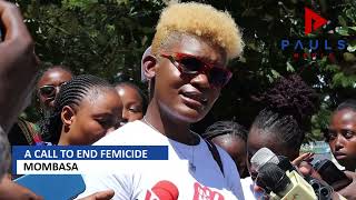 Calls for government to declare femicide a National disaster amid rising cases mombasa kenyanews [upl. by Wershba211]