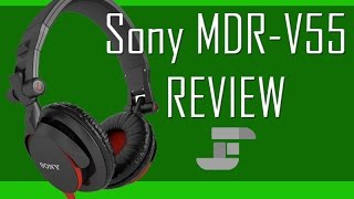 Sony MDRV55BR DJ Style Headphones  Unboxing and Review [upl. by Iztim919]