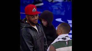 Dame amp Melo postgame MSG [upl. by Eisen]