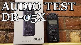 Tascam DR05X  Comprehensive Audio Test [upl. by Faust]