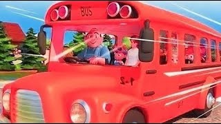 🛺💖 Wheels on the bus  Cocomelon 173 Seconds several versions [upl. by Dynah85]