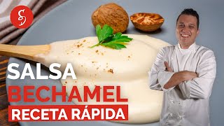 CÓMO HACER SALSA BECHAMEL FÁCIL Y RÁPIDO CON SIMÓN D´AVANZO [upl. by Hsreh]