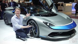 The Pininfarina Battista is a €2m HYPEREV  FIRST LOOK [upl. by Elenore]