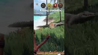 Radiation island killing crocodile with sling shot [upl. by Alleras]