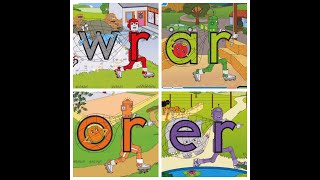 Letterland Alphabet Phonics Sounds amp Games  Digraphs and Trigraphs wr ar or er [upl. by Germain]