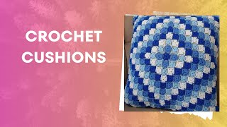 crochet cushions [upl. by Arnaldo]