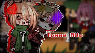 DSMP react to Tommy AUs  Candle Queen  My AU  DSMP  Gacha Club [upl. by Windy]