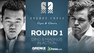 Magnus Ding MVL Rapport amp More Kickoff Fast Classical  GRENKE Chess Classic 2024 Rds 1amp2 [upl. by Ralyks]