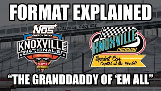 FORMAT EXPLAINED 2024 Knoxville Nationals  Knoxville Raceway [upl. by Lillith]