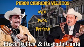 Elíseo Robles y Rosendo Cantú  Puros Corridos Viejitos  Mix Para Pistear 2024 [upl. by Talbot]