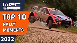 Top 10 Rally Moments Of The 2022 WRC Season [upl. by Clere]