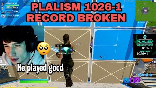 PLALISM 10260 RECORD BROKEN BY THIS INSANE PLAYER FORTNITE [upl. by Katzir]