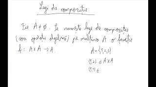 Legi de compoziție Mulțimea claselor de resturi modulo n clasa a 12a [upl. by Imeon]