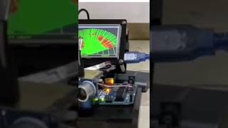 ultrasonic sensor radar system arduinoproject arduino [upl. by Hassin4]