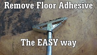 How to Remove Carpet amp Vinyl Adhesive the Easy Way [upl. by Garap]